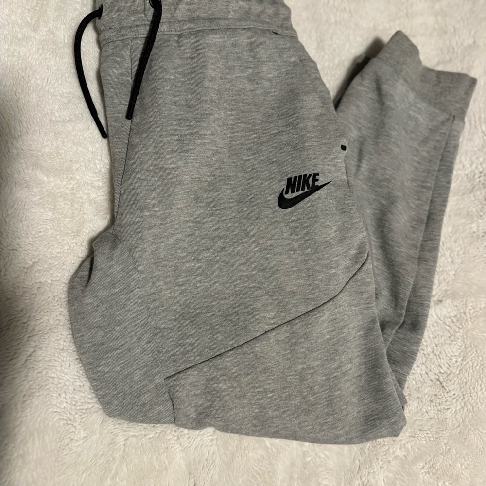 Nike Gray and Black tech pants with Elastic Waistband bundle.  Medium.